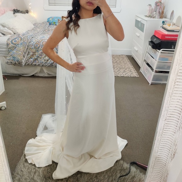 J Crew Percy Wedding Dress - Picture 7 of 8